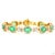 Modern 2.89 Carat Round Brilliant Cut Diamond Emerald Gold Bracelet For Sale - Image 3 of 9