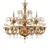 Lively Curls Murano Glass Chandelier in Dark Amber by Simoeng for Simoeng For Sale - Image 6 of 7