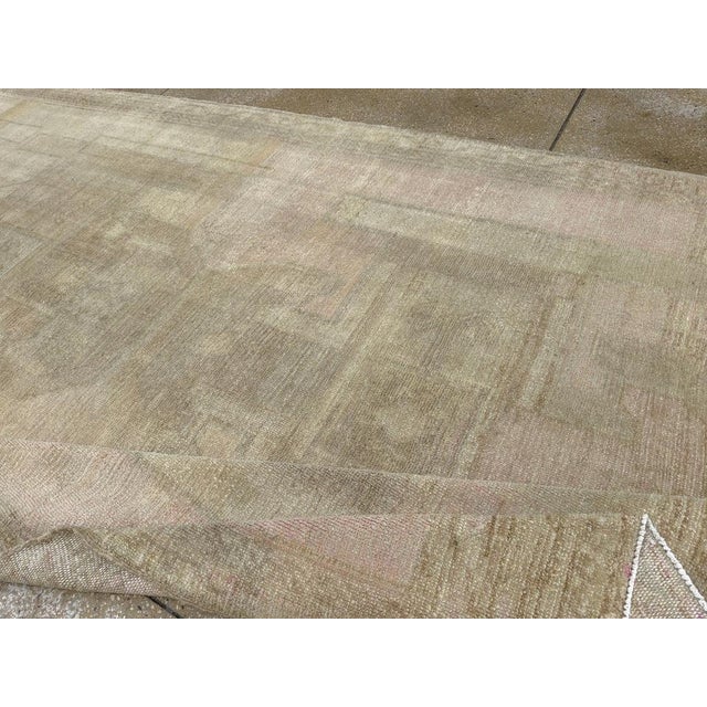 Galerie Shabab Collection Mid-20th Century Turkish Anatolian Wide Gallery Runner For Sale - Image 9 of 10
