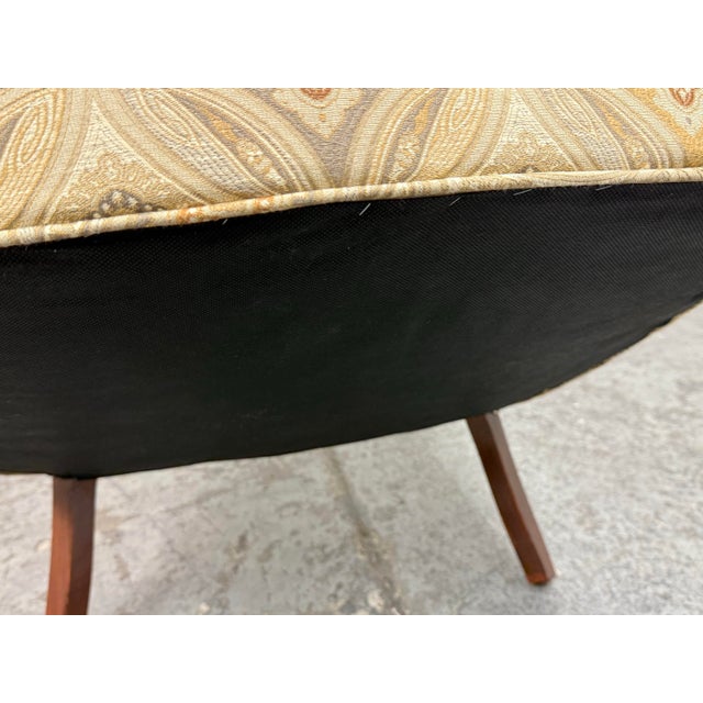Channel Back Arm Chair, Vintage For Sale - Image 11 of 12