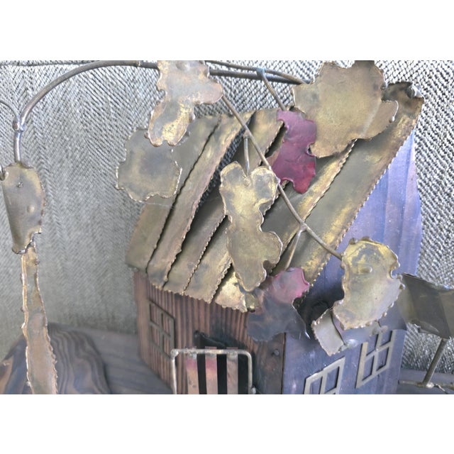 Curtis Jere Style Metal Sculpture MCM Wall Display Country Farm One of Kind For Sale In Jacksonville, FL - Image 6 of 12
