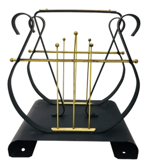 Vintage Lyre Shaped Holder