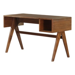 Mid-Century Modern PJ-BU-08-B Student Desk by Pierre Jeanneret, 1960s For Sale