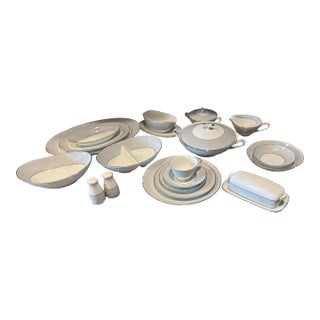 Vintage Noritake Dinnerware Set + Accessories - 99 Pcs For Sale