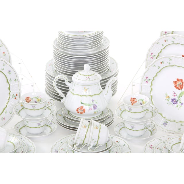 German Porcelain Dinner Service for Eighteen People Chairish