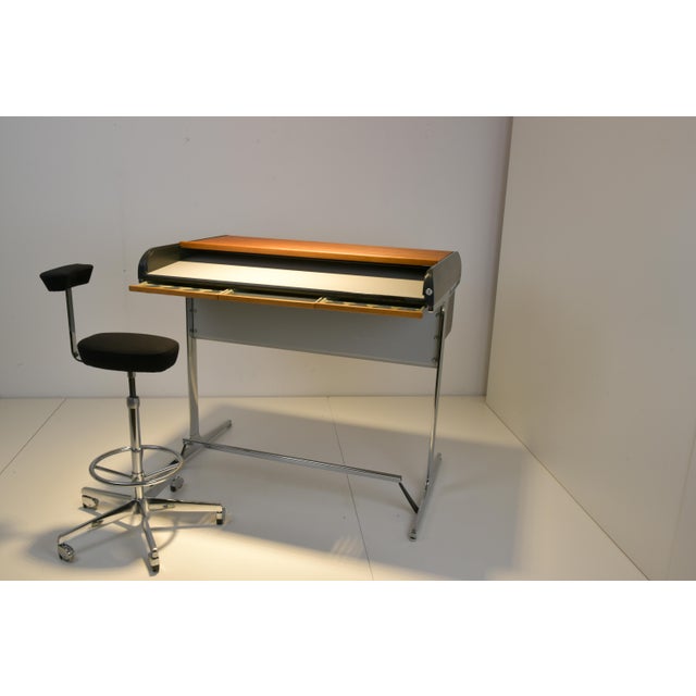 Action Office 1 Rolltop Desk and Perch by George Nelson for Herman Miller, 1977, Set of 2 For Sale - Image 15 of 18