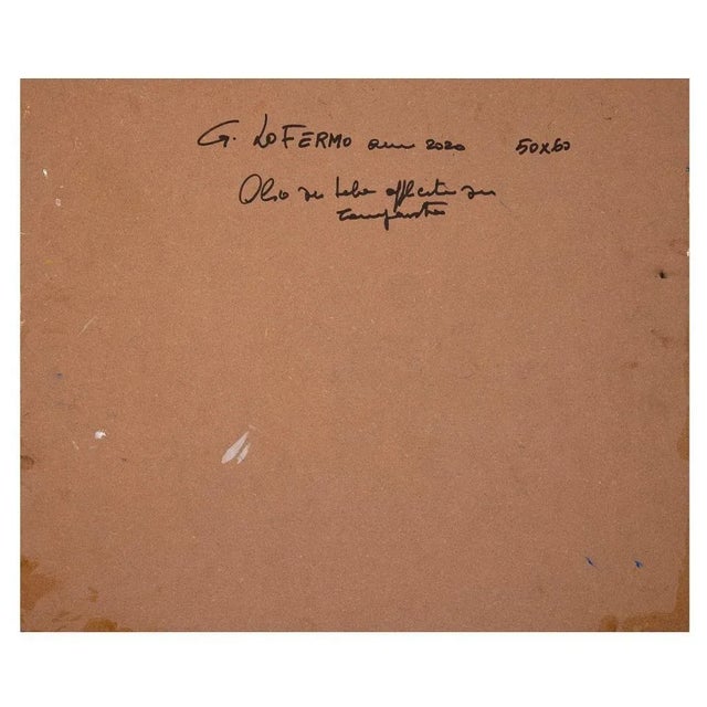 Giorgio Lo Fermo - Red Flame - Oil Painting - 2020 For Sale - Image 3 of 4