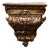 18th Century Italian Baroque Carved Giltwood Wall Bracket Console For Sale