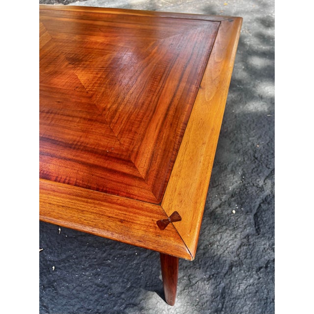 Mid-century modern coffee table. The ‘Parallel’ Collection by Barney Flagg for Drexel Furniture. The table is finished in...