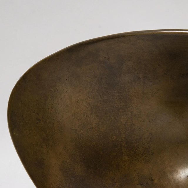 Metal Franco Asco, Forma Evoluzione 80, 1957, Bronze & Stone For Sale - Image 7 of 9