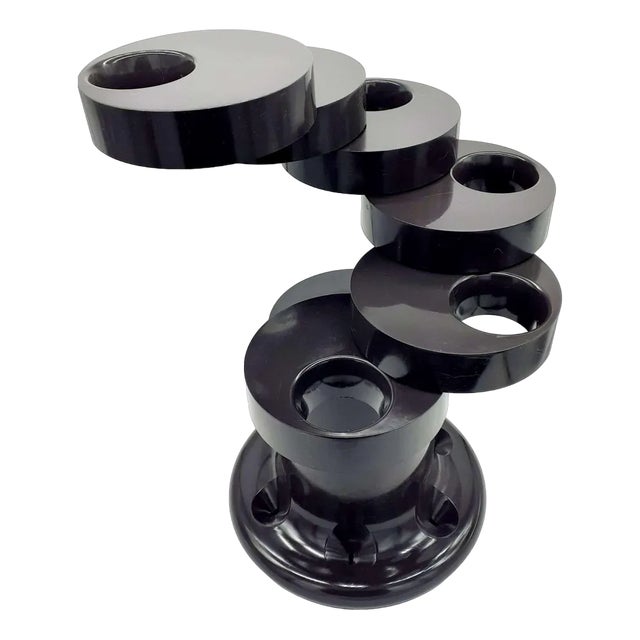Black Pluvium Umbrella Stand by Giancarlo Piretti for Anonima Castelli For Sale