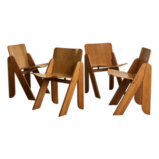 Peota Chairs attributed to Gigi Sabadin for Stilwood, 1970s, Set of 4 For Sale