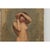 Brown French 19th Century Nude Oil Painting on Canvas For Sale - Image 8 of 10