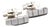1990s Pair of Georg Jensen Estate Mens Cufflinks Sterling Silver GJ29 For Sale