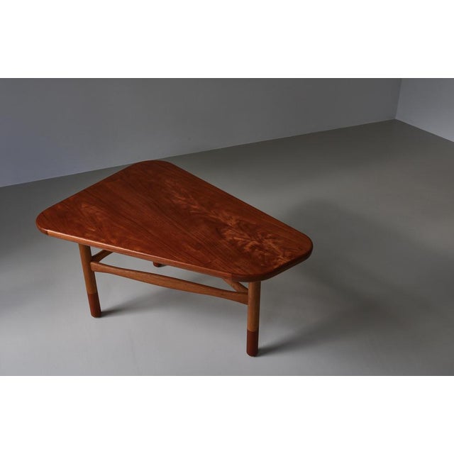 Scandinavian Modern Chunky Coffee Table by Yngve Ekström for Westbergs Furniture, 1950s For Sale - Image 3 of 18