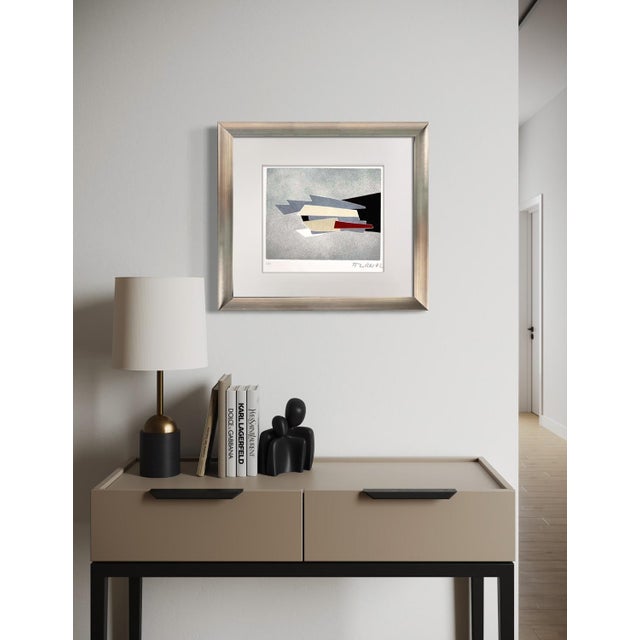 Modern Hans Richter 1972 Signed Etching, Limited Edition 70/99, Framed For Sale - Image 3 of 12