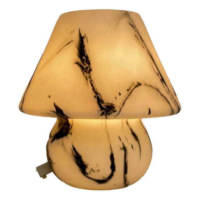 Vetri Murano Glass PecoraNera Mushroom Lamp, Italy, 1970s For Sale