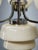 1930s Art Deco Cream Glass and Chrome Chandelier, Czechoslovakia, 1930s For Sale - Image 5 of 12