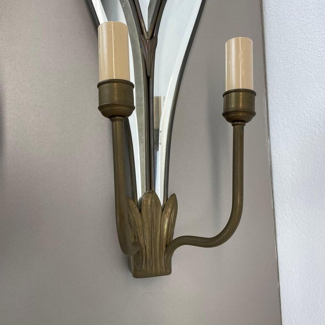 French Bronze Theatre Wall Lights, 1970, Set of 2 For Sale - Image 14 of 18