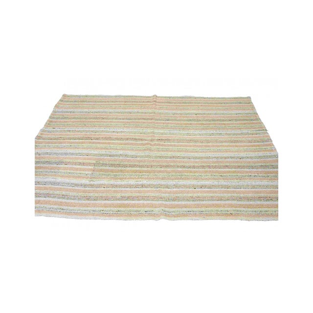 Vintage Decorative Hemp Kilim Rug - 4`11" X 6`11" For Sale In Los Angeles - Image 6 of 6