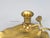 Mid-Century Modern Vintage Solid Brass Leaf Candlestick Holder For Sale - Image 3 of 8