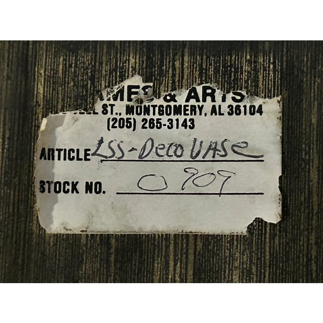 Paper Vintage Karl Eisler - “Deco Vase” Signed Framed Limited Edition Serigraph Print (#378/2500) (1984) (American) For Sale - Image 7 of 7