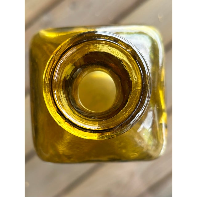 Mid-Century Amber Apothecary Bottle For Sale - Image 11 of 12