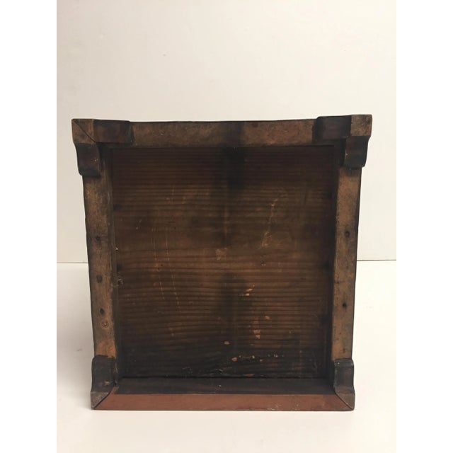 Chocolate Handsome Antique Chinese Money Box For Sale - Image 8 of 9