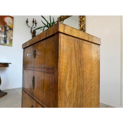 Biedermeier Chest of Drawers in Veneer For Sale - Image 5 of 15