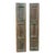 Antique Hand-Carved Double Doors | Rustic Farmhouse Sliding Pantry & Closet Doors 80x32 For Sale