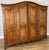 Vintage French Louis XVI Style Carved Oak 4-Door Armoire For Sale - Image 11 of 11