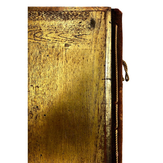Gothic Revival Velvet-Covered Document Presentation Portfolio For Sale - Image 10 of 12