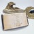 Metal Art Deco Brass Desk Set with Stylized Eagle Heads, 1920s, Set of 5 For Sale - Image 7 of 18