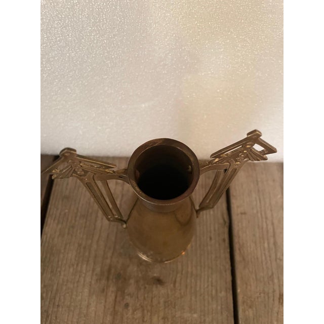 Brass Vase in the style of Serrurier Bovy, 1890s For Sale - Image 4 of 8
