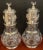 Silver English Sliver Plated and Engraved Glass Claret Jugs - a Pair For Sale - Image 8 of 12