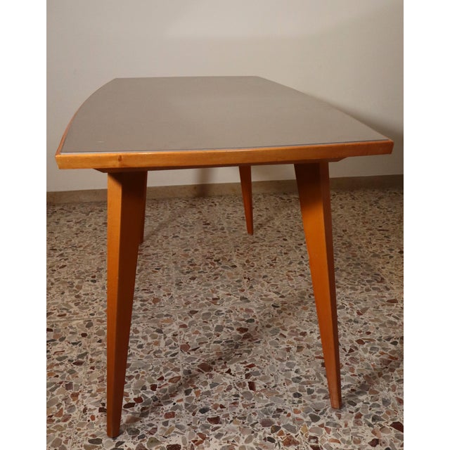 Mid-Century Modern Table and Chairs by Vittorio Dassi, 1950s, Set of 7 For Sale - Image 6 of 18