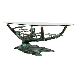 Hollywood Regency Bonsai Coffee Table by Willy Daro, Belgium, 1970s For Sale