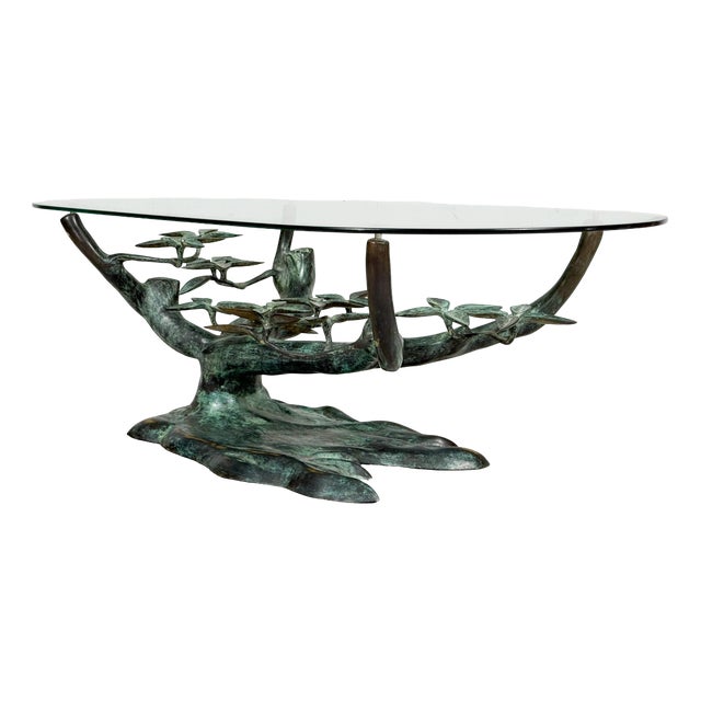 Hollywood Regency Bonsai Coffee Table by Willy Daro, Belgium, 1970s For Sale