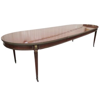 Jansen Bronze Mounted Dining Table For Sale