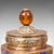 Pair of Small Antique Champleve Tea Caddies, Oriental Spice Pot, Edwardian, 1910 For Sale - Image 9 of 12