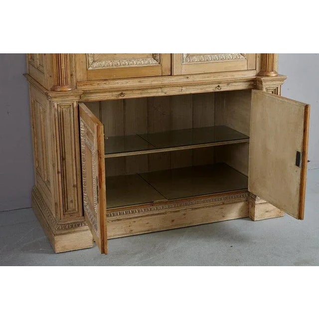 1990s 1990s Vintage Custom Made Armoire/Bar & Mirrored Cabinet For Sale - Image 5 of 11