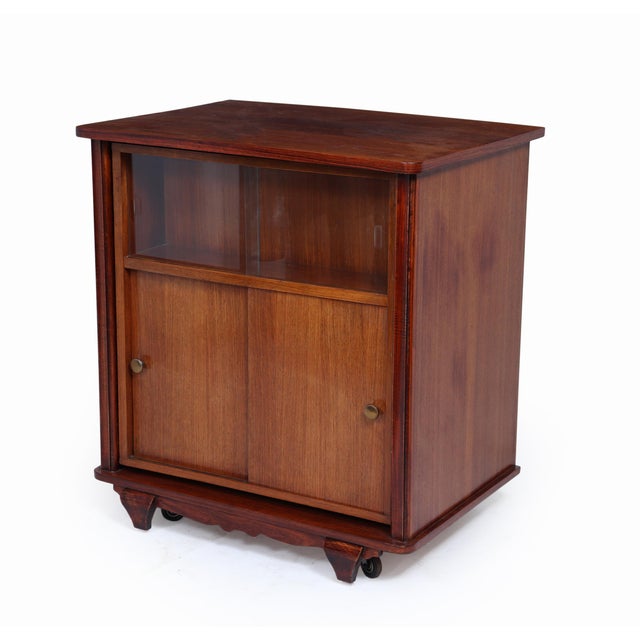 Art Deco French Rotating Cocktail Cabinet, 1940 For Sale - Image 15 of 15