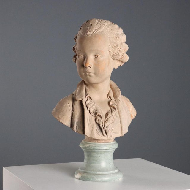 Young Boy Terracotta Bust For Sale - Image 10 of 10