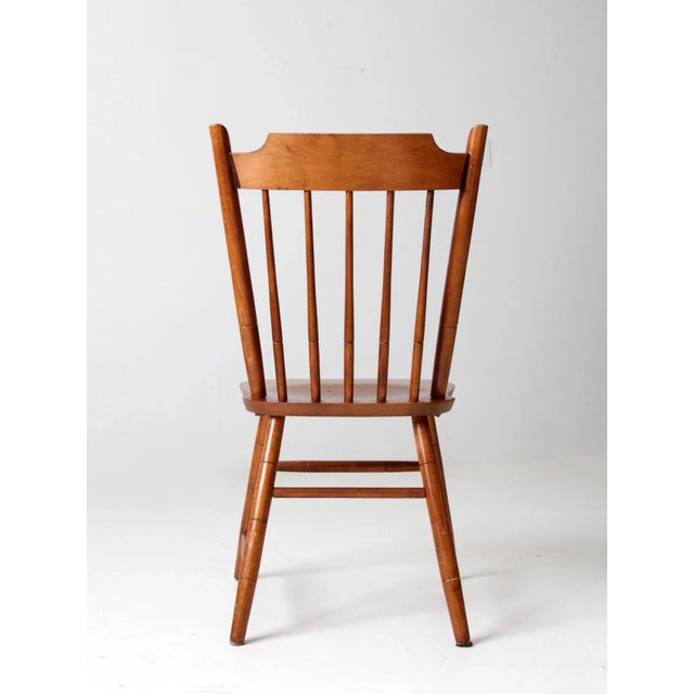 Wood Mid-Century Tell City Windsor Chair For Sale - Image 7 of 10