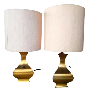 High Society Table Lamps by A. Tonello, 1970s, Set of 2
