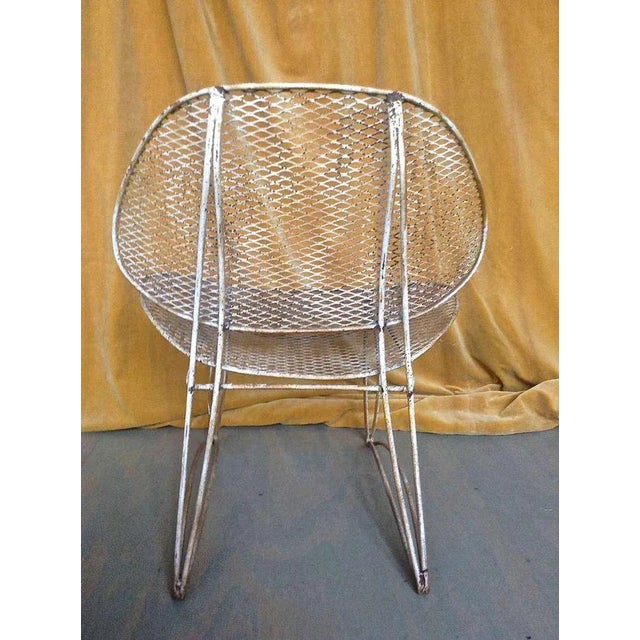 1960s Vintage Iron Garden Chair For Sale In New York - Image 6 of 9