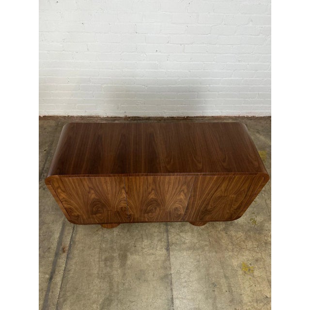 Clover Credenza in Natural Walnut For Sale - Image 12 of 13