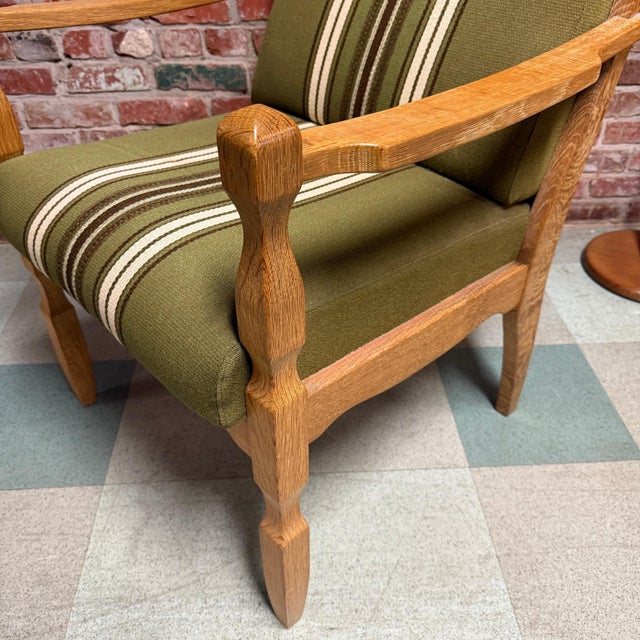 Mid-Century Modern Mid-Century Danish Brutalist Armchair Attributed to Henning Kjærnulf For Sale - Image 3 of 10