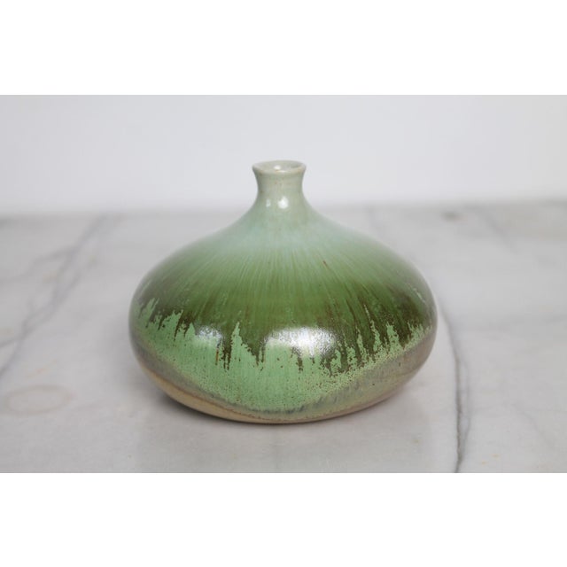 Mid-Century Modern Vintage Italian Raymor Pottery Bud Vase For Sale - Image 3 of 5