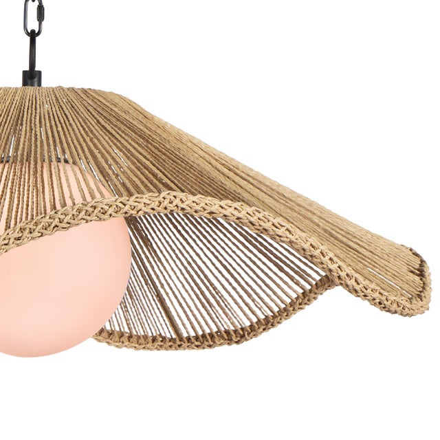 2020s Provence Cafe Rope Pendant, Large For Sale - Image 5 of 7